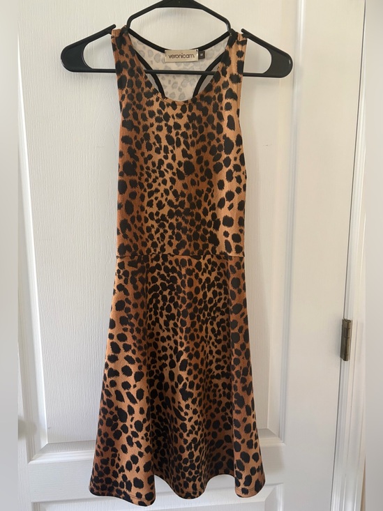 Veronica M Dresses & Skirts - Veronica M. Leopard Print Sleeveless Dress